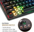 LDK.aI  Luminous RGB  Back-lit Brown Silent Switch Illuminate Tactile Multimedia Support Corded Aluminum True Mechanical Gaming Keyboard. 