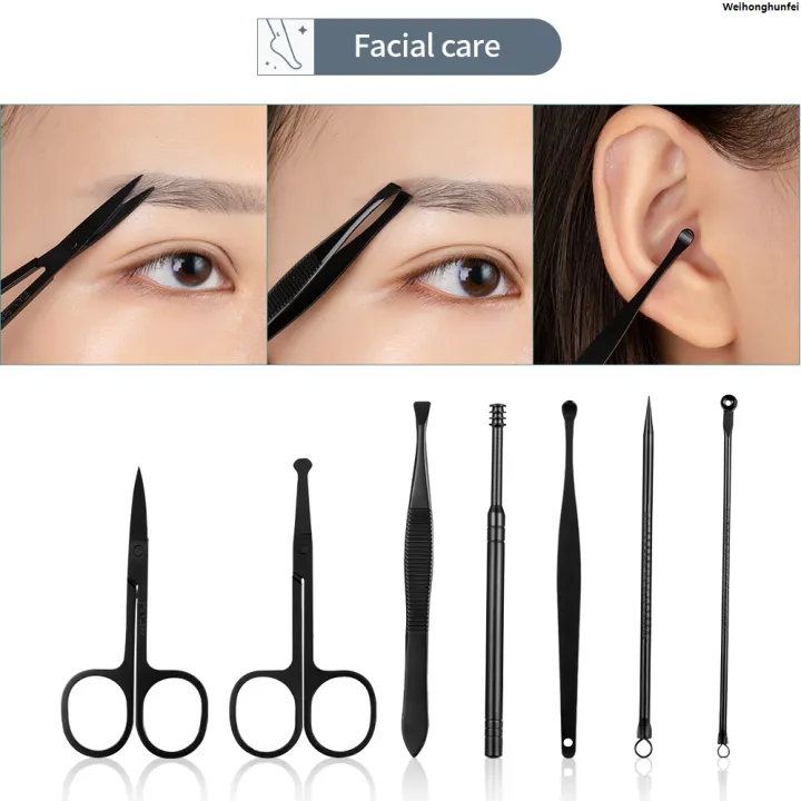 WeihonghunfeiSales%20promotion%20%E3%80%90New%20arrival%E3%80%917/10/16/18%20pcs%20Manicure%20Cutters%20Nail%20Clipper%20Set%20Household%20Stainless%20Steel%20Ear%20Spoon%20Nail%20Clippers%20Pedicure%20Nail%20Scissors%20Tool%20-%20Image%207