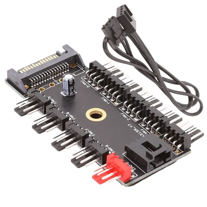 HUB Cooler Speed Controller Splitter Adapter Socket PC Controller ...
