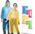 2 Pcs Unisex Plastic Rain Coat (Disposable Temporary Raincoat For Emergency use). 