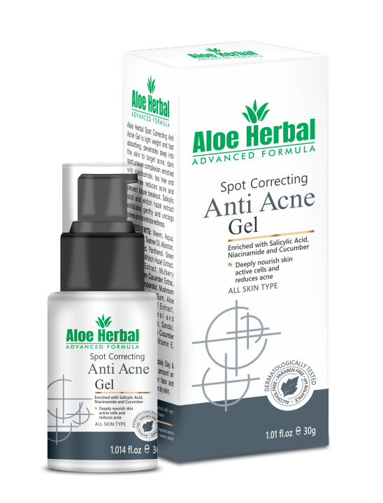 Herbal Aloe Anti Acne Gel 30 Grm
