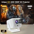 Magcubic HY310X 4K Mini Projector With Full HD 1080P 420ANSI Android 11 Auto Focus Keystone for Outdoor Theater Stand Projector. 