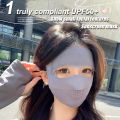Ice Silk Full Face Sun Mask Women Summer Anti-Ultraviolet Riding Face Gini Sun ZH. 