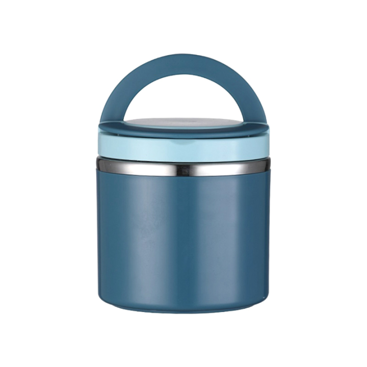 Soup Vacuum for Hot Food, 1000 Ml Food Flask Stainless Steel Vacuum Insulated Food Jars with Handle Hot Container Vacuum Easy to Use