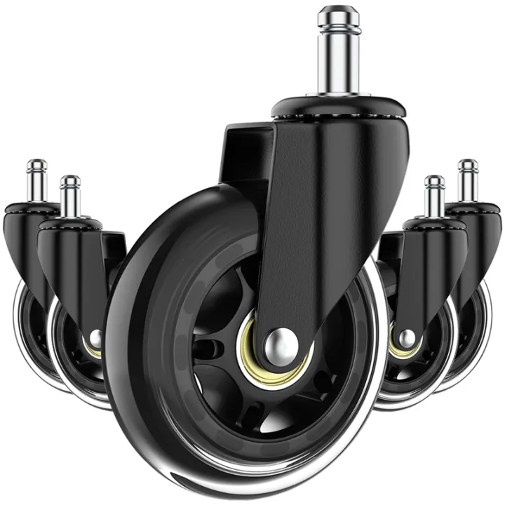 Office Chair Wheels, 3Inch Replacement Soft Mute Desk Caster