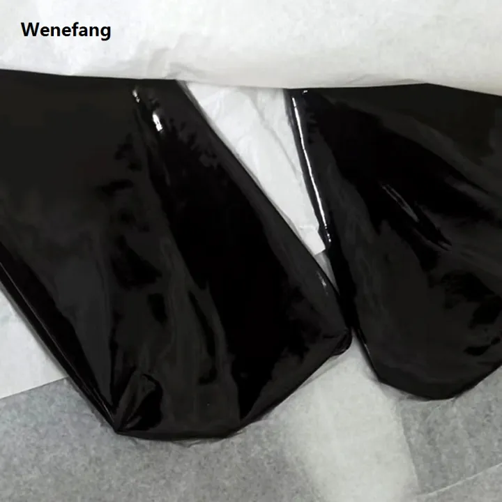 Wenefang%20Wet%20Look%20Stockings%20Black%20Red%20Latex%20PU%20High%20Stocking%20Lady%20Faux%20Leather%20Long%20Knee%20Women%20Socks%20High%20Knee%20Socks%20Plus%20Size%20-%20Image%203