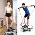 SPN'S Mini Stepper Trainer Adjustable Height Stepper Exercise Machine with Resistance Bands and LCD Monitor Air Climber Stepping Fitness Machine. 