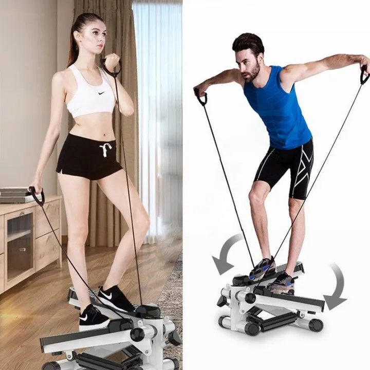SPN'S%20Mini%20Stepper%20Trainer%20Adjustable%20Height%20Stepper%20Exercise%20Machine%20with%20Resistance%20Bands%20and%20LCD%20Monitor%20Air%20Climber%20Stepping%20Fitness%20Machine%20-%20Image%202