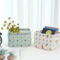 Pack Of 5pics Small Canvas Storage Bins Mini Cute Foldable Fabric Storage Basket Box for Kids Toys Storage Baskets. 
