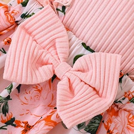 Newborn%20Baby%20Girls%20Summer%20Clothes%20Sets%20Ruffle%20Sleeve%20Top%20T-Shirt%20Floral%20Suspender%20Shorts%20Headband%20-%20Image%208