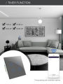 1 Gang Smart Home  wifi Touch Switch 220V AC. 