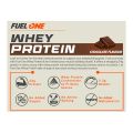MuscleBlaze Fuel One Whey Protein Powder 1kg Chocolate Flavor 24g Protein 5.3g BCAA 11.3g EAA 4.2g Glutamine. 