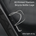 T30 Titanium Water Bottle Cage T30 Bicycle Titanium Water Bottle Cage 8.5g Ultra Light Road Bike Skeletonized Water Bottle Cage. 