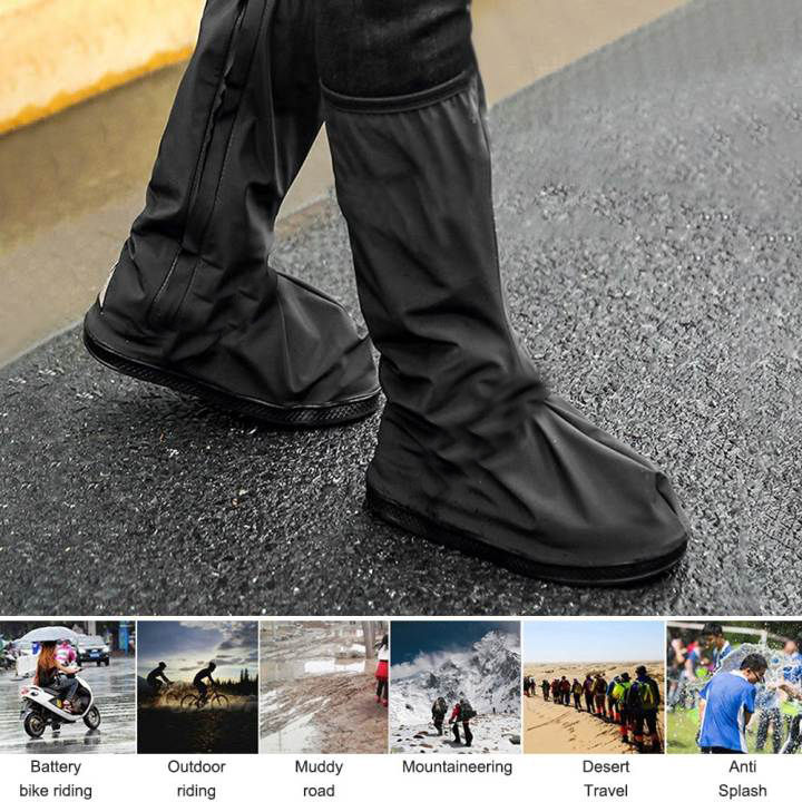 Rainproof%20,%20Dustproof,%20Waterproof%20Shoe%20Covers,%20Reusable%20&%20Foldable%20Rain%20Boot%20Shoe%20Cover%20with%20Zipper,%20Non-Slip,%20Reflector%20-%20Image%202