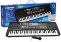 61 Key Electronic Piano Keyboard with LCD Display, Adapter & Microphone | Big Fun 630 A1. 