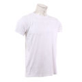 White Round Neck Half Sleeve Plain T-Shirt For Men. 