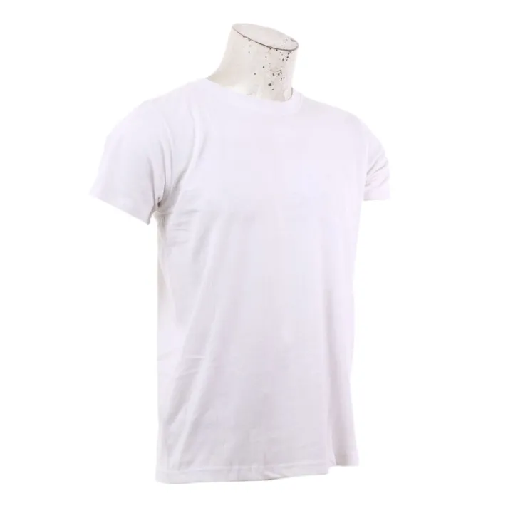 White%20Round%20Neck%20Half%20Sleeve%20Plain%20T-Shirt%20For%20Men%20-%20Image%204