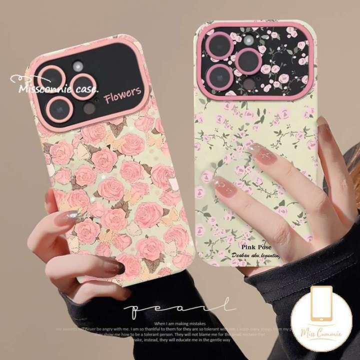 Missconie Fashion Oil Painting Window Glass Rose Art Flower Box Suitable for Realme C55 C11 C53 C25s C21y C15 5I 7i 5S 8i 6i 11 5 c25y C35 C31 C30 C33 C17 C12 C25 C21 C20 C20a