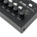 MX600 Ultra Low-Noise 6-Channel Line Mixer Stereo/Single Track Switch Microphone Preamplifier Headphone Preamplifier Sound Mixer. 