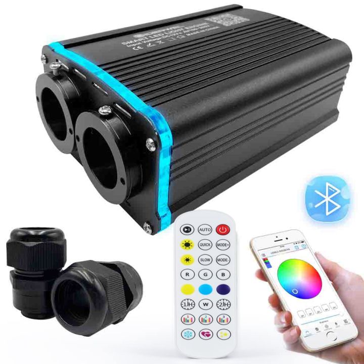 Double Head RGB LED Fiber Optic Star Ceiling Light Engine | Daraz.com.np