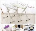 Heavy Folding Ironing Board / Iron Board Table With Iron Stand 36"x 12"(Colour May Vary, Assorted Colour). 