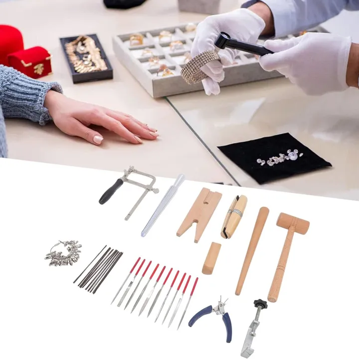 JAERBEE%20Jewelry%20Making%20Tools%20Jeweler%20Saw%20Frame%20Blade%20Wire%20Cutter%20Needle%20File%20Ring%20Mandrel%20Jewelry%20Tool%20Set%20for%20Jewelry%20Making%20-%20Image%205