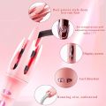 Automatic Hair Curler With 4 Temperatures, Dual Voltage Rotating Curling Iron With Fast Heating and Auto Shut-Off For Professional Hair Styling. 