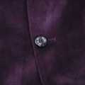 Dark Purple Velvet Fashion Suit Blazer For Men. 