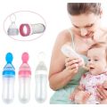 Baby Food Feeder Silicone Squeeze Feeding Spoon Toddler Food Feeder. 