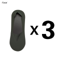 Facai Profesional Socks ice silk anti-odor set / double ECMLN3 2025 men's boat socks anti-fall low-cut cotton sole invisible. 