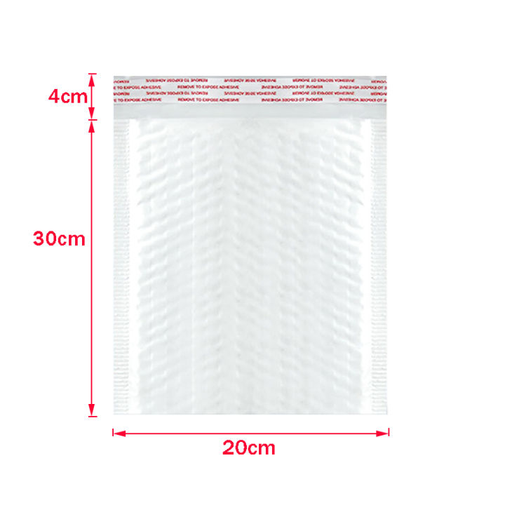 NEW 【Special offer】10 Express Shockproof Bags Book Packaging (20*30cm +3.5cm) White Paper Envelope Gift Tech Bubble Bag