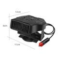 NAMUNY Car Heater Defroster Portable Car Windshield Heater 12V 150W Windshield Defogger Defroster Heater for Winter. 