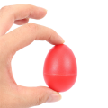 ARELENE 3 Pair Plastic Percussion Musical Egg Maracas Shakers Red. 