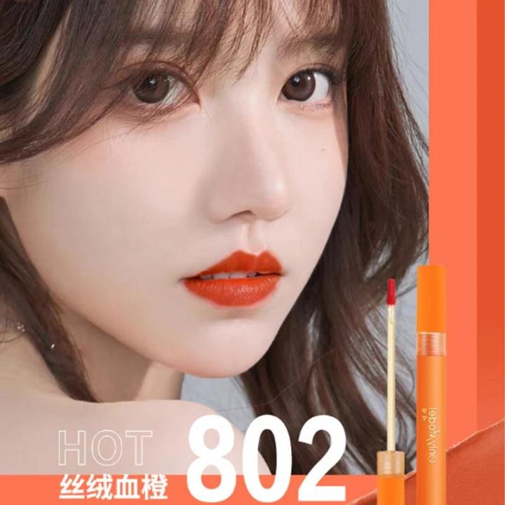 Linman%20Orange%20Lipstick%20Lip%20Glaze%20Matte%20Velvet%20Muse%20Lip%20Gloss%20Carrot%20BrSpecial%20ight%20Color%20Lasting%20Not%20Easy%20To%20Fade%20Liquid%20Lips%20Makeup%20Cosmetics%20-%20Image%202