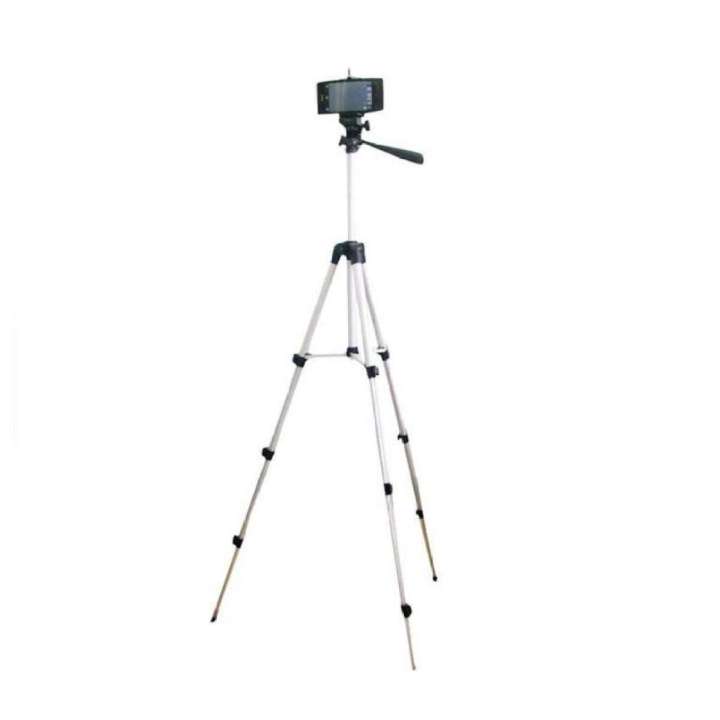 Mobile & Camera Tripod Stand With Mobile Holder