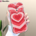 Jizetin for Vivo S1 Pro Back Cover Colorful Love Cream Wavy Edge Soft Silicone Phone Case. 