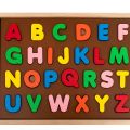 Wooden English Alphabets & Colors Learning Educational Board For Kids A To Z English Alphabets Puzzle. 