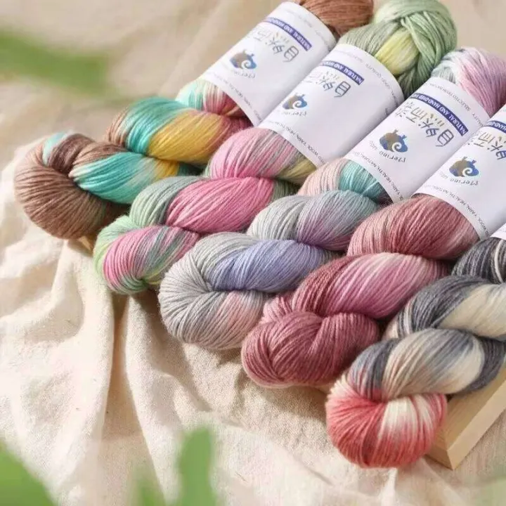 100g/roll%20Merino%20Handmade%20Dyed%20Wool%20Soft%20Sweater%20Scarf%20Hat%20Woven%20Rainbow%20Baby%20Yarn%20270M%20-%20Image%203