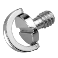 LKPCIGCXM 25 Pack 1/4Inch Quick Release Plate Mounting Screw D-Ring D Shaft QR Screw Adapter Mount for DSLR Camera Tripod Monopod. 
