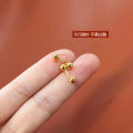 【Mega Sale】925 Silver Earrings Men's 2023 New Fashion Plated Gold Earrings Raising Ear Holes Ear Bone Nails Women's Ear Nails. 