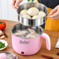 MTS Multifunctional Cooking Electric Pot Electric Cooking Pot, Rapid Noodles Maker, 1.8L Steel Mini Hot Pot Food Steamer Momo Maker 450W. 