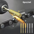 New specials 6Pcs Chainsaw Bits Titanium Plated Diamond Sharpener High Hardness Electric Chainsaw File 4- 5.5mm Chainsaw Sharpener Stone A JUE. 
