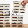 Xujiguanghui Stackable 1:64 Toy Model Cars Display Box 8 Grids Acrylic StLuxury orage Box Dustproof Wall Mounted Display Rack Hotwheels Cars. 