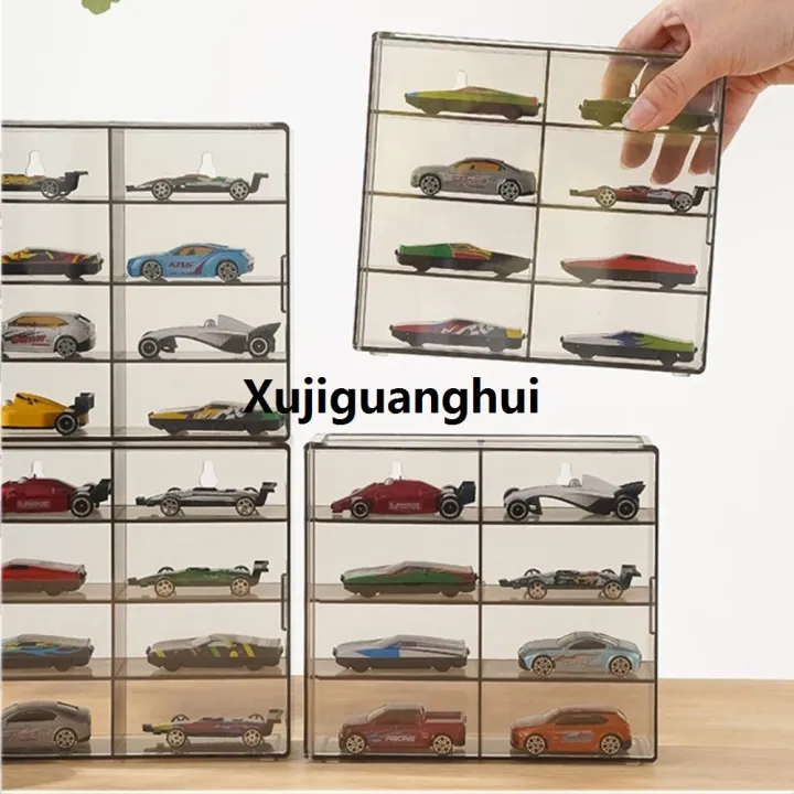 Xujiguanghui%20Stackable%201:64%20Toy%20Model%20Cars%20Display%20Box%208%20Grids%20Acrylic%20StLuxury%20orage%20Box%20Dustproof%20Wall%20Mounted%20Display%20Rack%20Hotwheels%20Cars%20-%20Image%205