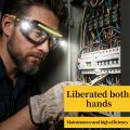 Compact 5 Modes LED Glasses Headlights Windproof Waterproof Multifunctional Headlamp COB Lightweight Eyeglass Lamp Mechanic Work. 