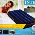 Single Bed Inflatable Mattress Premium Intex Single Inflatable Air Bed, Colourful, Inflatable Air Bed Air Mattress 1.91M X 76 X 25 Cm. 