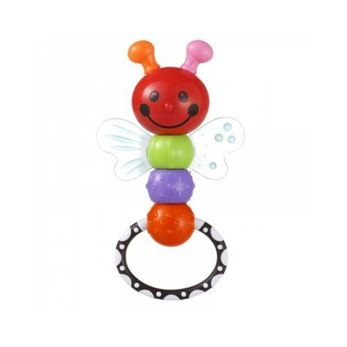 Kidsme Multicolored Baby Worm Teether Rattle