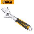INGCO Adjustable Wrench: 8'' / 200MM CrV Slide wrench. 