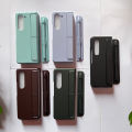 Accessories Delight Foldable Phone Case for Samsung Z Fold 3, Z Fold 4, Z Fold 5 with Pen and Stand, Durable and Protective Design. 