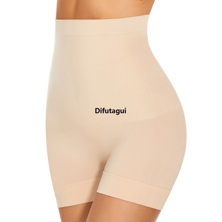 Difutagui%20High%20Waisted%20Slip%20Shorts%20Seamless%20Shaping%20Boyshorts%20Tummy%20Control%20Tights%20Belly%20Panties%20Shapewear%20Protective%20Pants%20Under%20Dress%20-%20Image%202